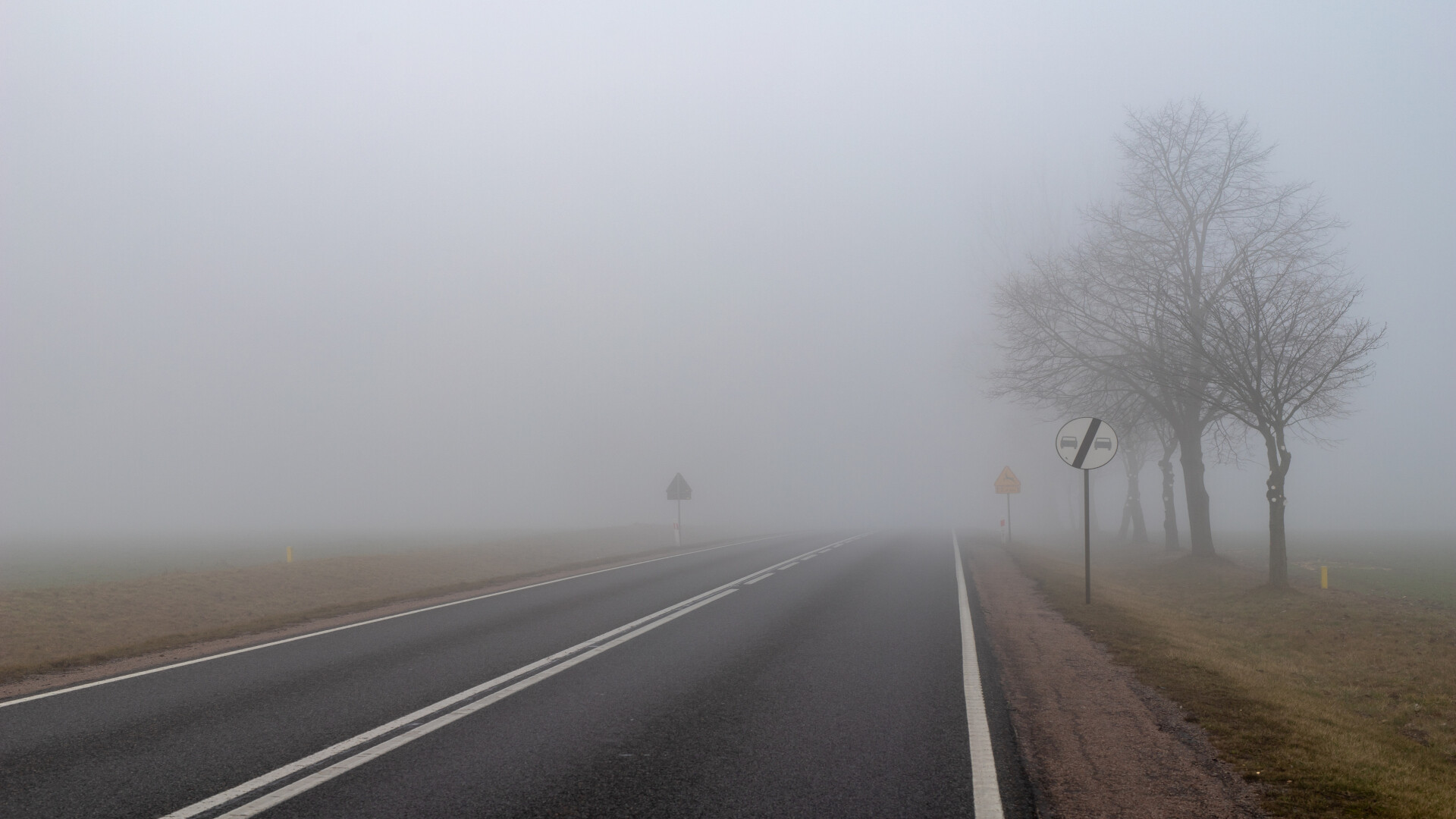 Eine Straße, die im dichten Nebel verschwindet. Ein Sinnbild dafür, dass KI-generierter Code zwar direkt vor uns lesbar und plausibel aussieht, wir aber nicht erkennen können, ob er zum richtigen Ziel führt.