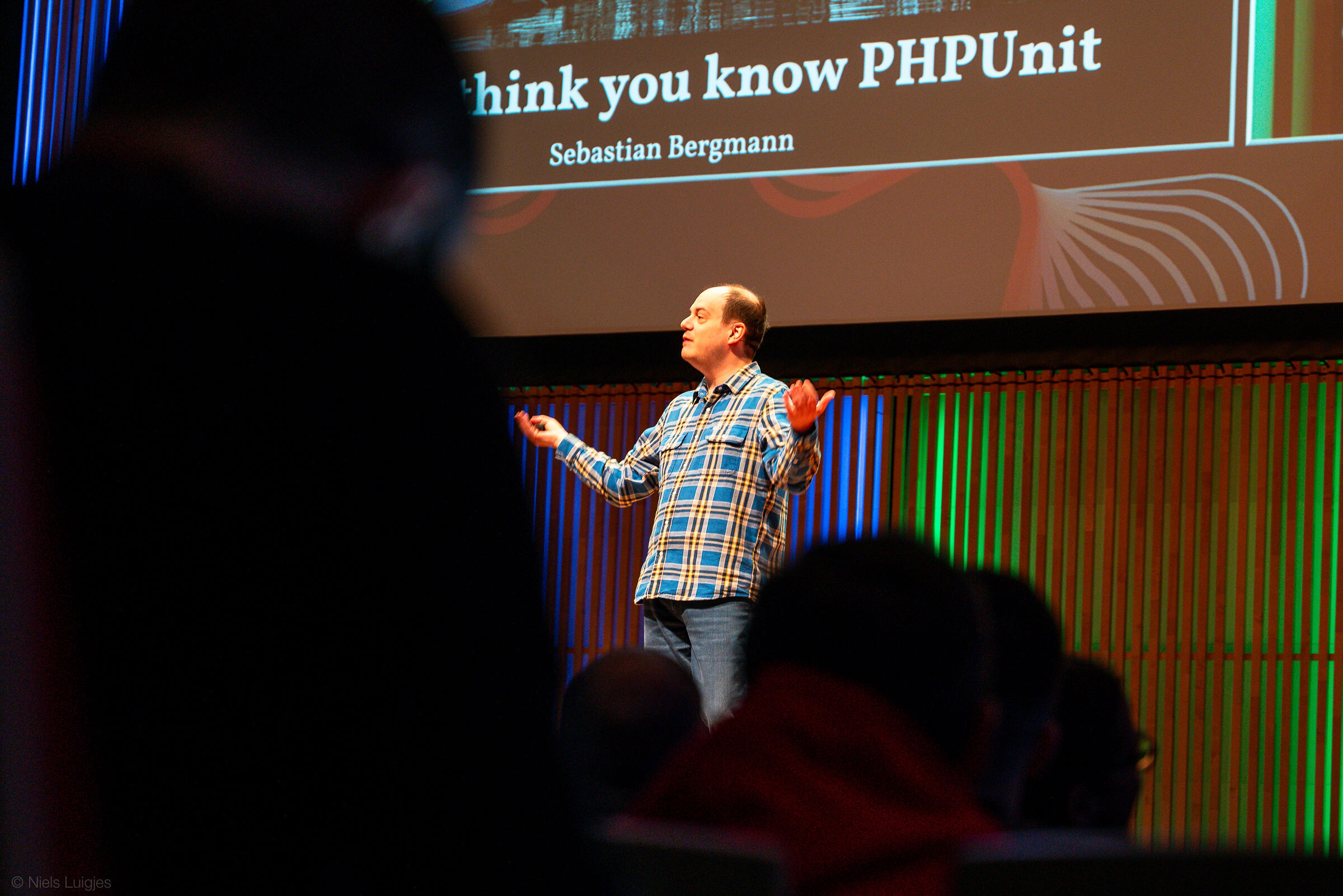 Sebastian Bergmann on stage